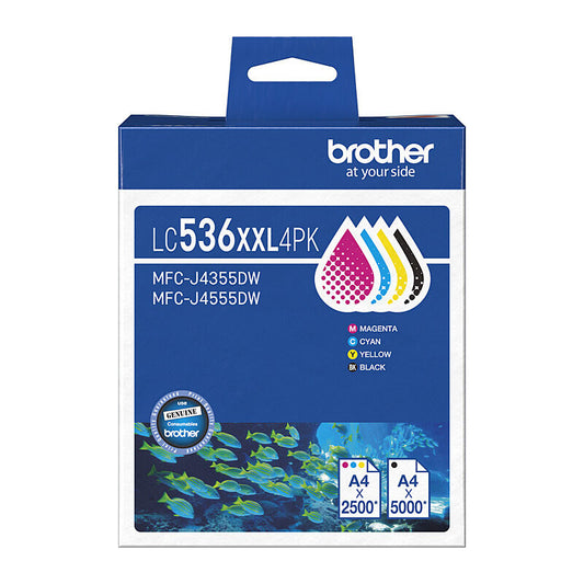 Brother LC-536XXL BCMY Pack