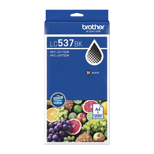 Brother LC-537 Blk Ink Cart