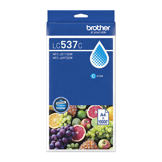 Brother LC-537 Cyan Ink Cart