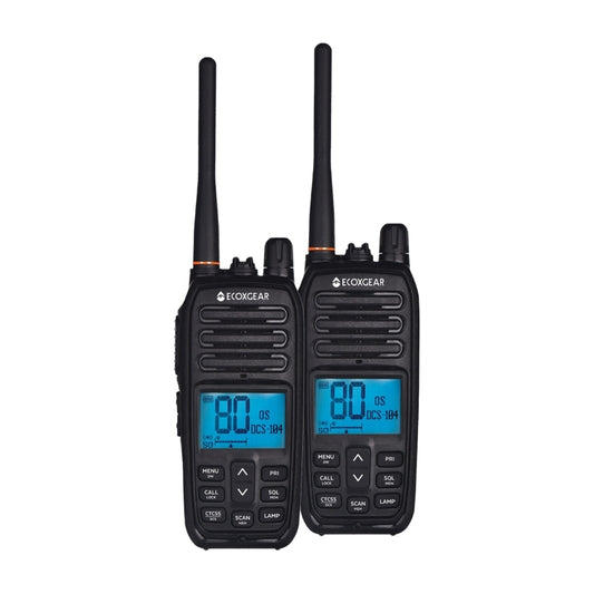 EcoX UHF 5W 2 Pk Black