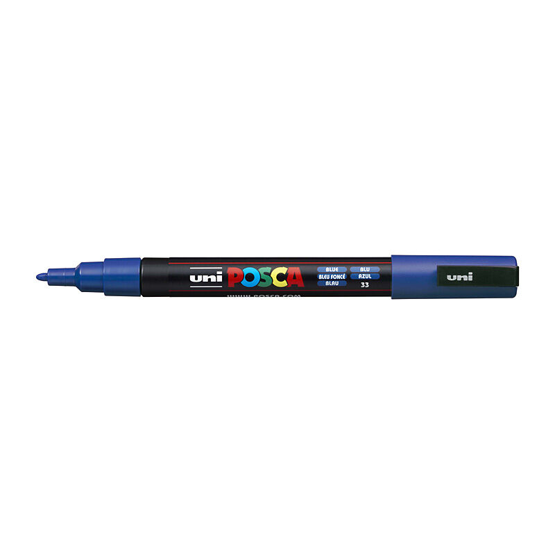 Posca PC-3M Fine Blt Mrkr Blu