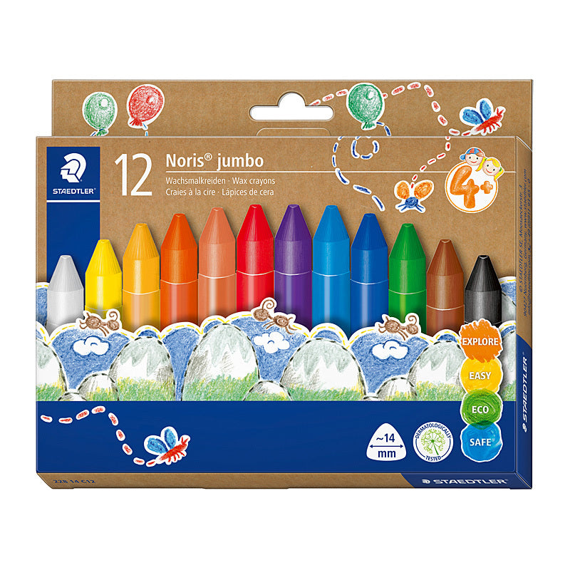 Staed Tri Jumbo Crayon Bx12