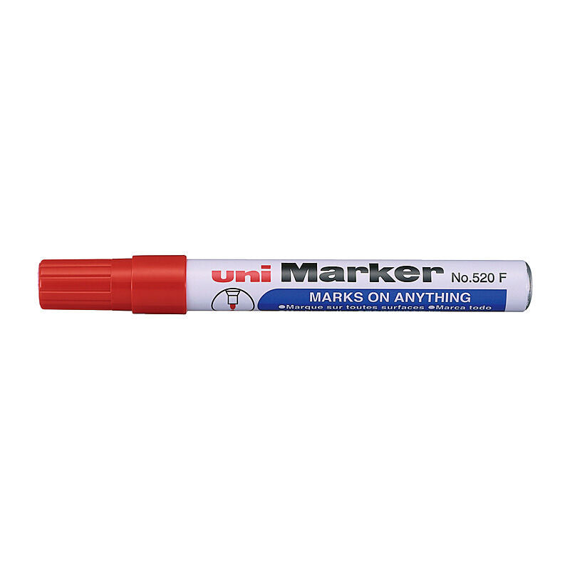 uni Perm Bullet Markr Red Bx12