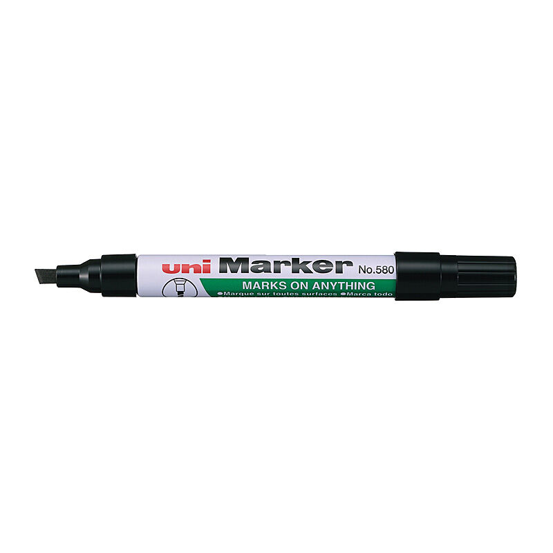 uni Perm Chisel Markr Blk Bx12
