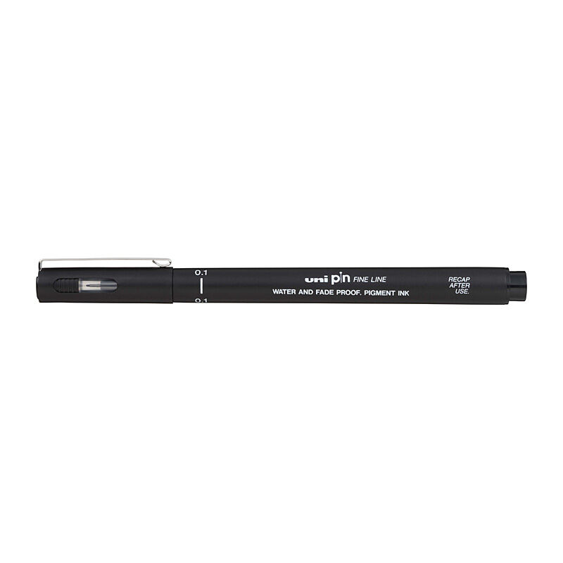 uni Pin FineLiner 0.1 Blk Bx12