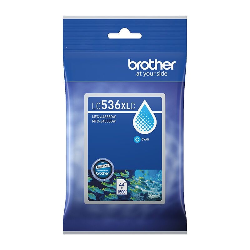 Brother LC-536XLC Cyan Ink