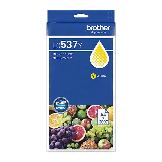 Brother LC-537 Yel Ink Cart