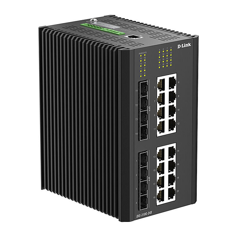 D-Link 24p GB Indust Switch