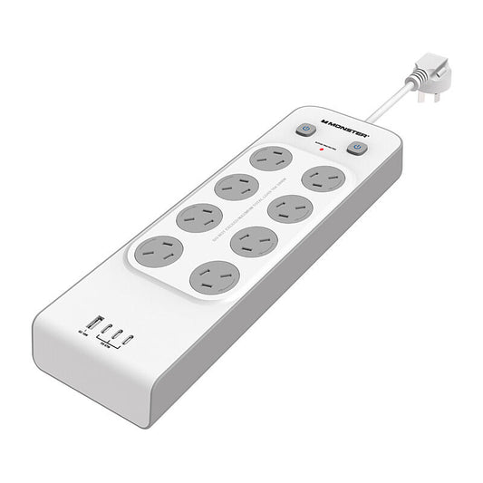 Monster 8 Port Surge with USB