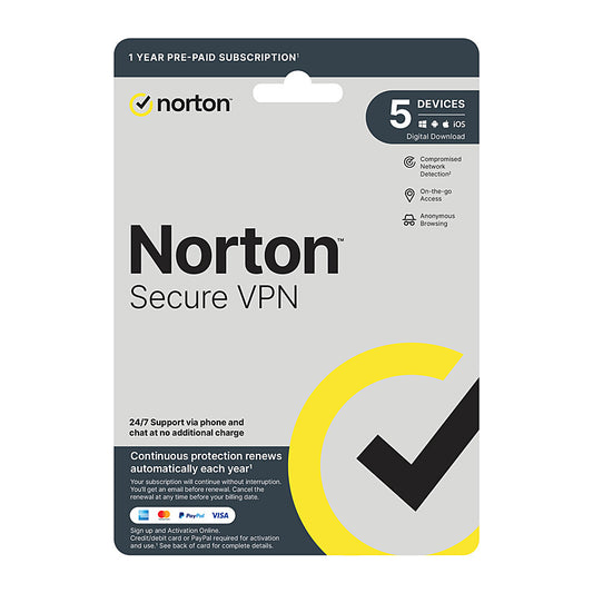 Norton Wifi Privacy 1U 5D 1 Yr