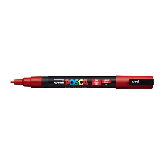 Posca PC-3M Fine Blt Mrkr Red