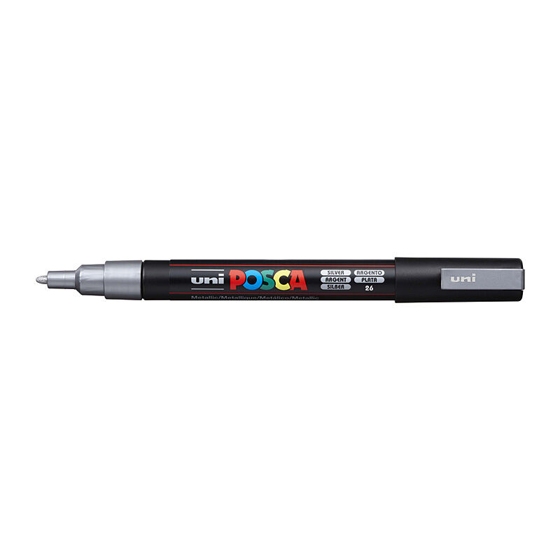 Posca PC-3M Fine Blt Mrkr Slvr