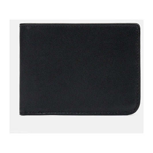 SLNT Bifold Wallet Leather Blk