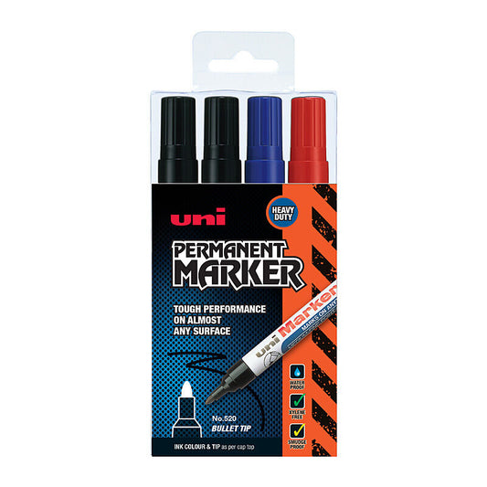 uni 520 Bullet Indust Asst Pk4