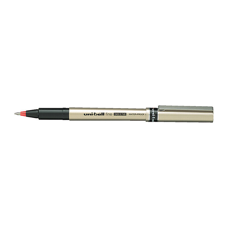 uni-ball Eye Delux Fn Red Bx12