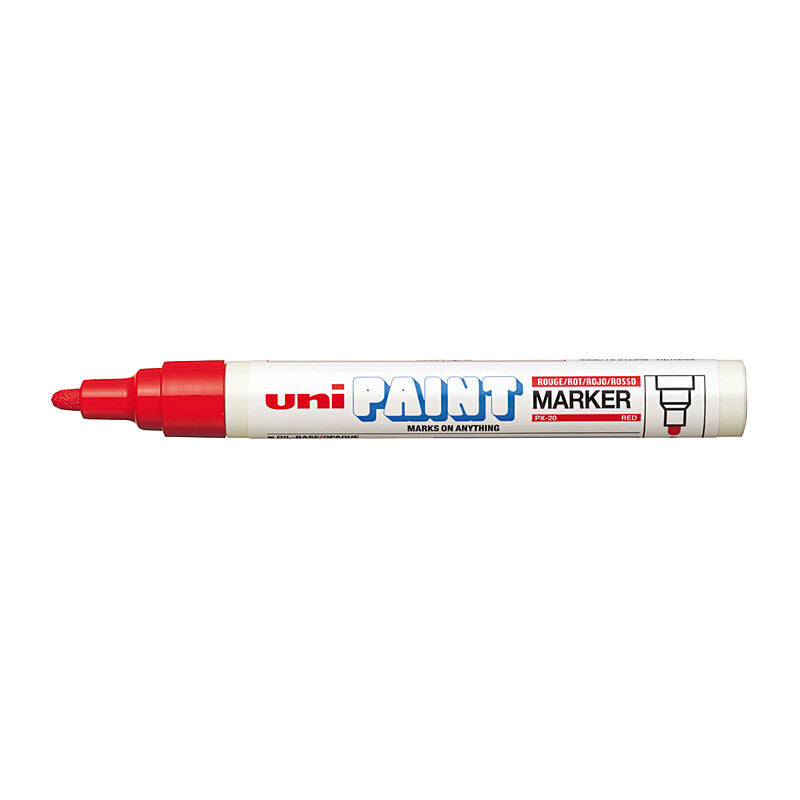 uni Pnt Mrk Blt PX20 Red Bx12